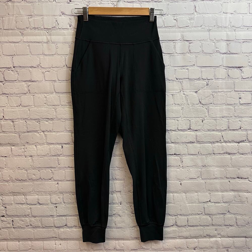 Lululemon Align High Rise Black Joggers Women's 4 Stretchy Comfort